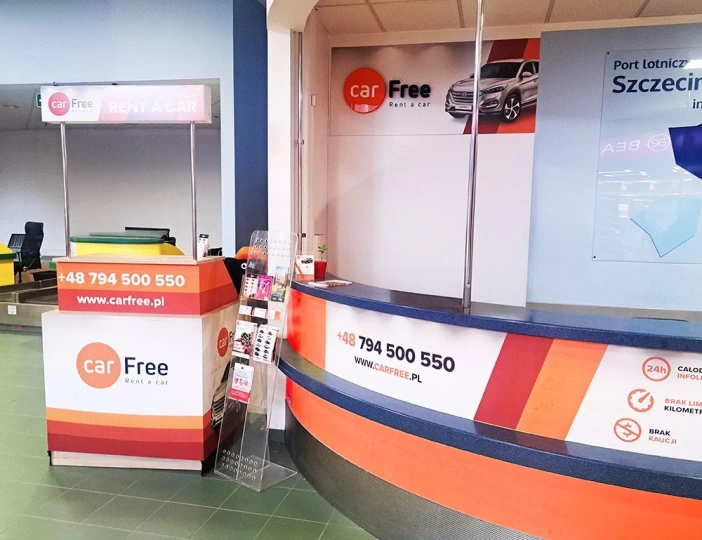 Rent a car at Szczecin airport / fot. CarFree
