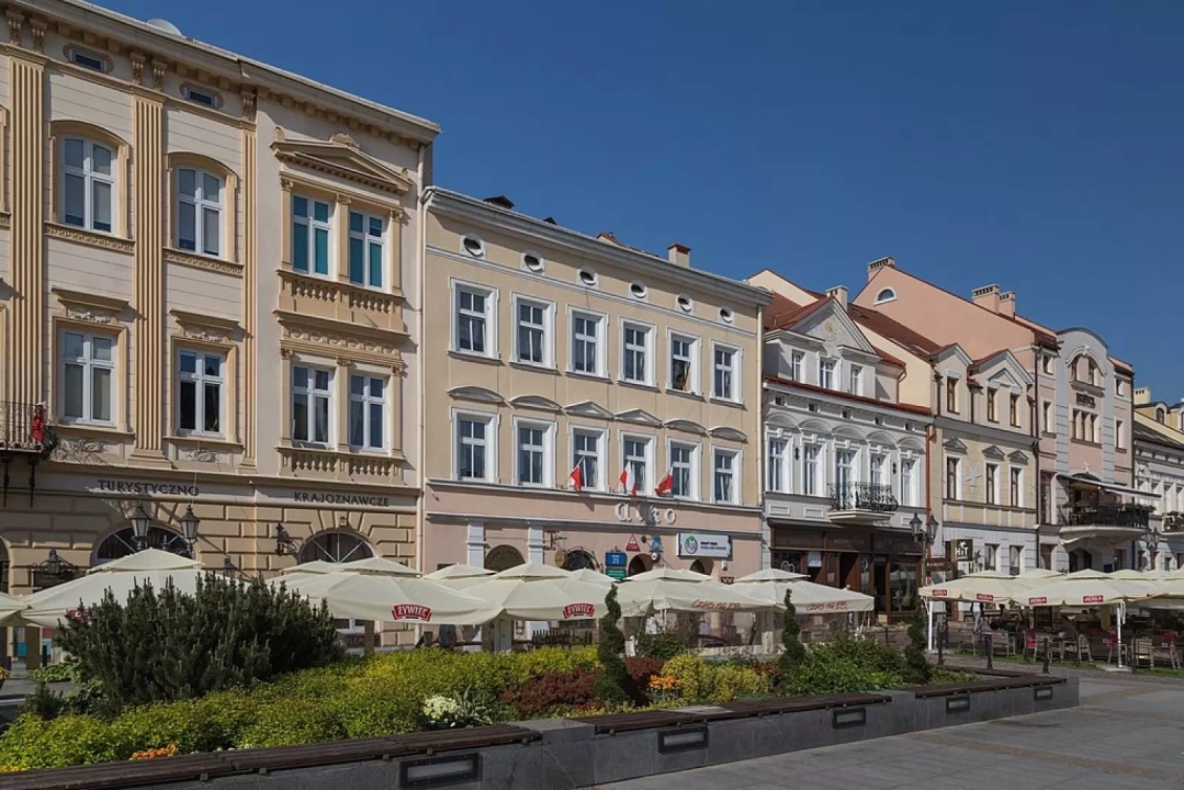 Kamienice na rynku w Rzeszowie